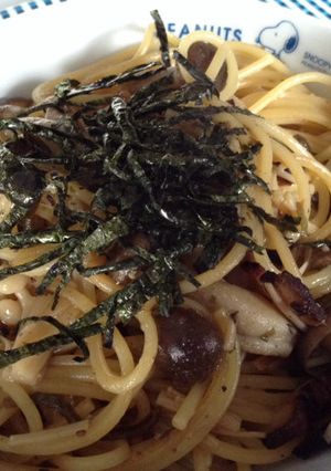 フライパンで15分！簡単和風きのこパスタ-レシピのメイン写真