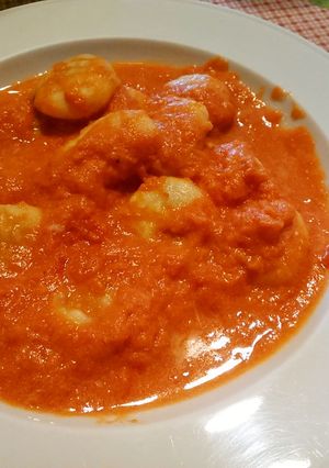 キノコ入りニョッキとトマトクリームソース-レシピのメイン写真