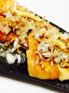 油揚げ焼きの納豆のせ-レシピのメイン写真