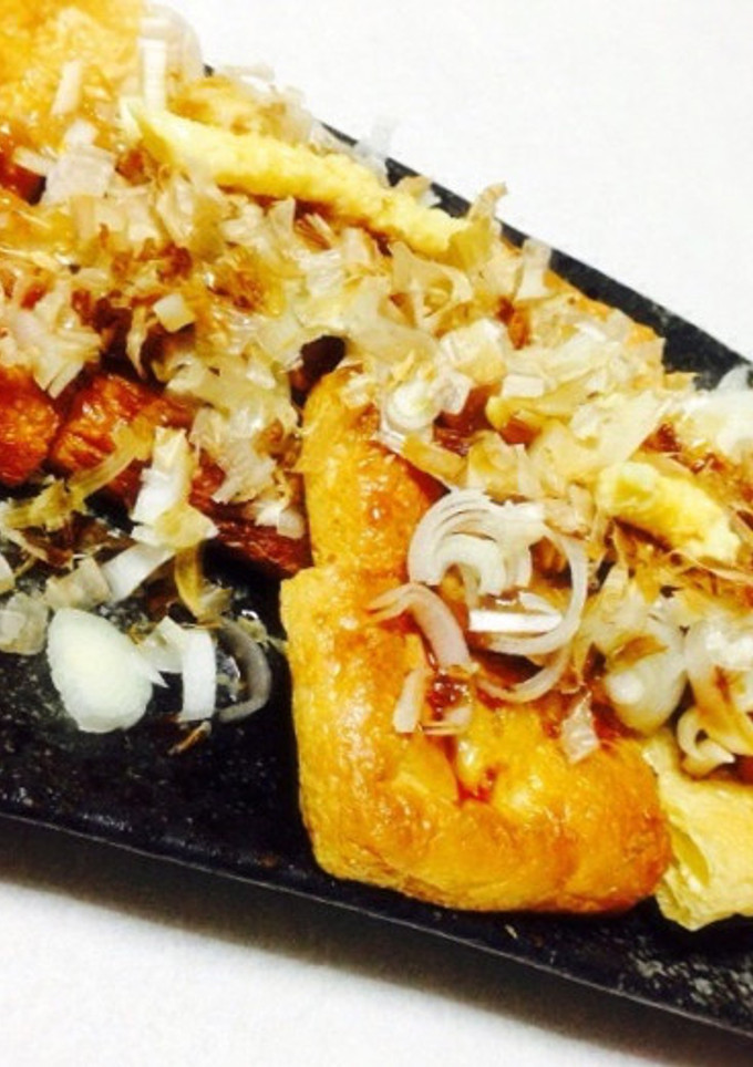油揚げ焼きの納豆のせ-レシピのメイン写真
