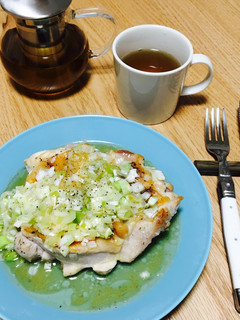 ゴマ油が香るネギ塩チキン♪-レシピのメイン写真