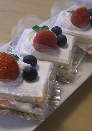 ☆★スクエアショートケーキ★☆-レシピのメイン写真