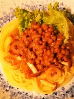 納豆の和風パスタ-レシピのメイン写真