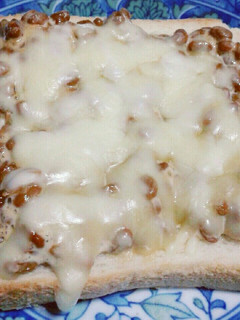 納豆トースト-レシピのメイン写真