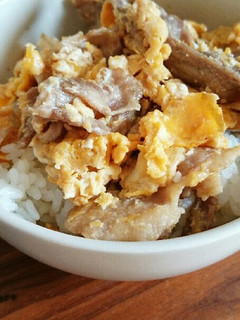 豚肉*卵丼-レシピのメイン写真