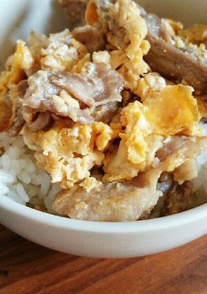 豚肉＊卵丼-レシピのメイン写真