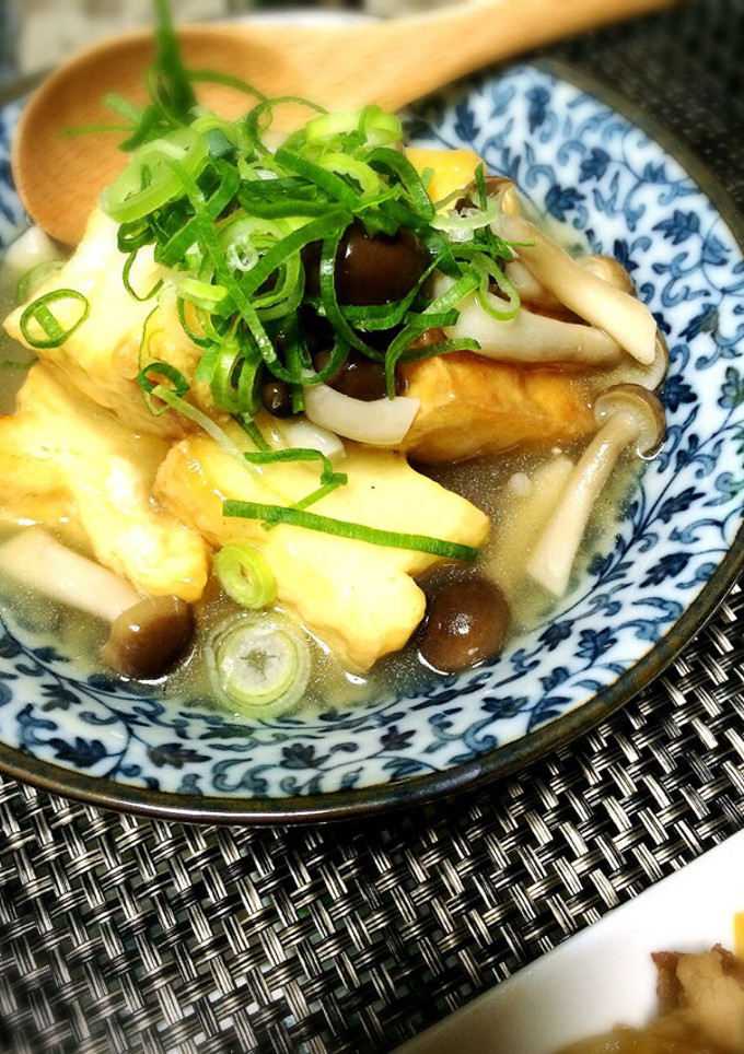 厚揚げのきのこ餡掛け-レシピのメイン写真