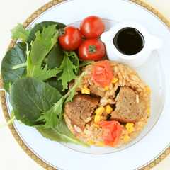 A picture of 簡単！ハンバーグごろごろピラフ☆彡.