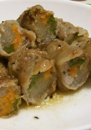 三色肉巻き-レシピのメイン写真