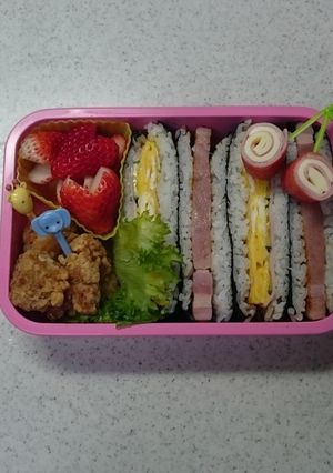 おにぎらず弁当-レシピのメイン写真