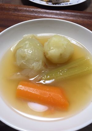 ごろごろ野菜のポトフ風スープ-レシピのメイン写真