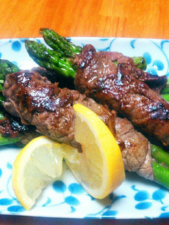 アスパラの牛肉巻き焼き♪-レシピのメイン写真