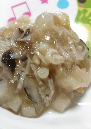 離乳食後期～きのこの出汁煮-レシピのメイン写真