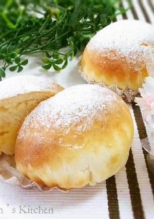 HB朝焼くだけ♡蜂蜜レモンクリームパン-レシピのメイン写真