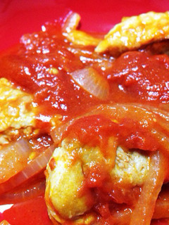 簡単!鶏もものトマト煮-レシピのメイン写真