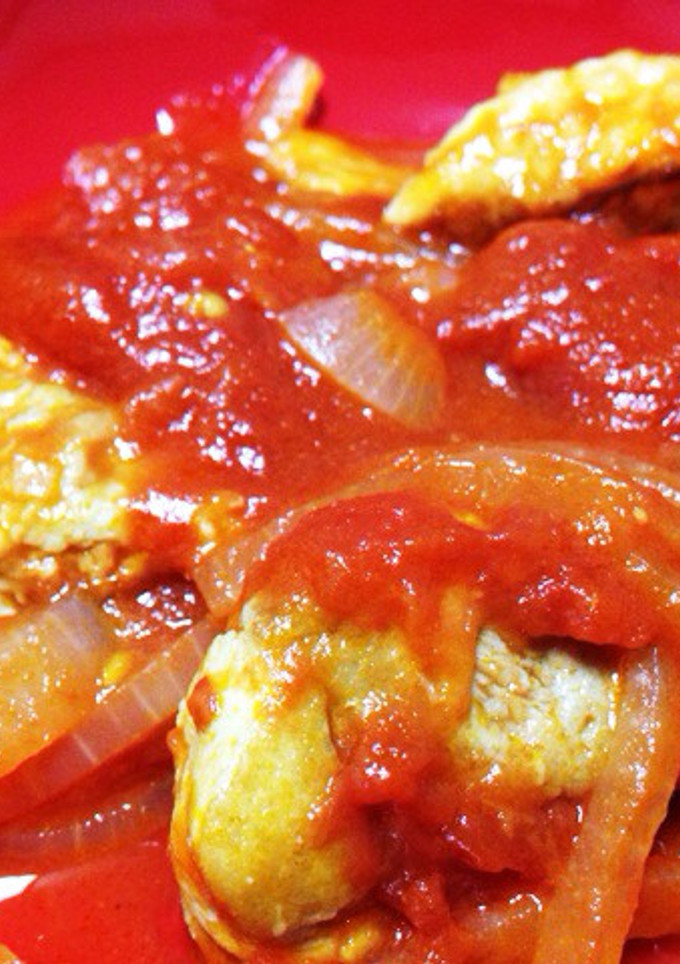簡単！鶏もものトマト煮-レシピのメイン写真