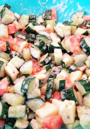 お野菜コロコロサラダ♪-レシピのメイン写真