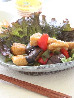 鶏肉となすのピリ辛炒め-レシピのメイン写真