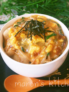お野菜たっぷり♡和風味噌あんかけ肉めん-レシピのメイン写真