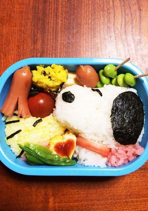 簡単！スヌーピーのキャラ弁-レシピのメイン写真