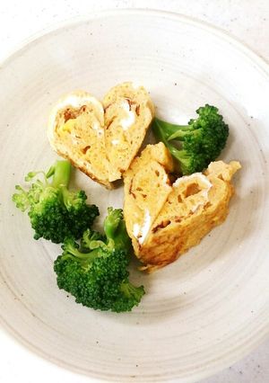 ☆可愛いハートの卵焼き☆-レシピのメイン写真