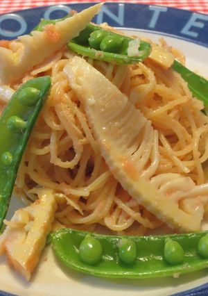 筍入り明太子スパゲッティ-レシピのメイン写真