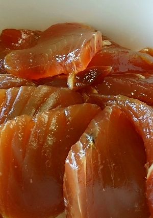 超かんたん！カツオの漬け丼-レシピのメイン写真