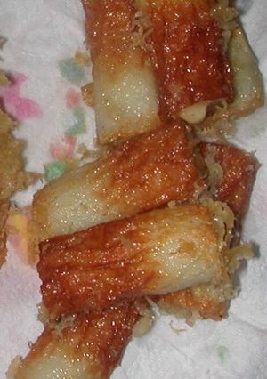 我が家のチーズ入り竹輪天-レシピのメイン写真