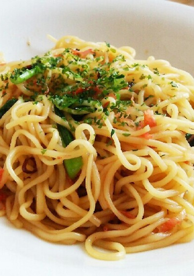 桜えびと小松菜の焼きそば-レシピのメイン写真