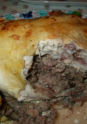 丸鶏グリル・レバーと栗の詰め物-レシピのメイン写真