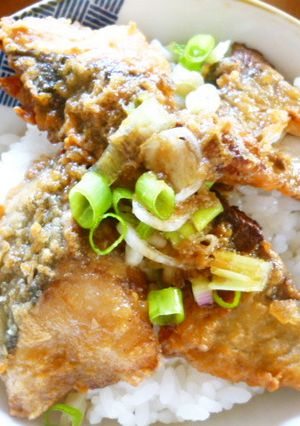 濃いめの味とタレでご飯が進む♡我家の鯵丼-レシピのメイン写真