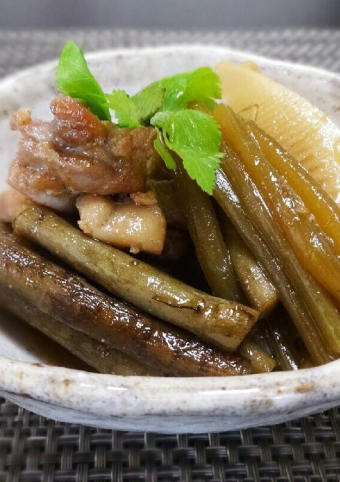 「旬」の筍とふき・鶏肉のほっこり煮物~❤-レシピのメイン写真