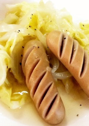 キャベツとウインナーのコトコト煮。-レシピのメイン写真