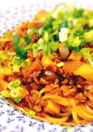 超カンタン♪　筍と肉味噌のパスタ☆-レシピのメイン写真