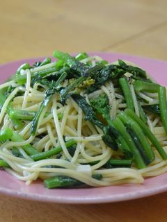 どうし菜のスパゲティー-レシピのメイン写真