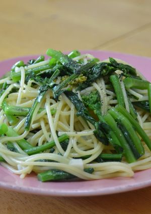 どうし菜のスパゲティー-レシピのメイン写真