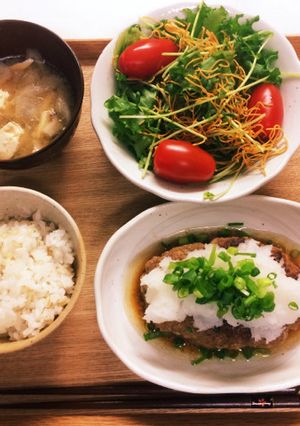 和風大根おろしたっぷりハンバーグ-レシピのメイン写真