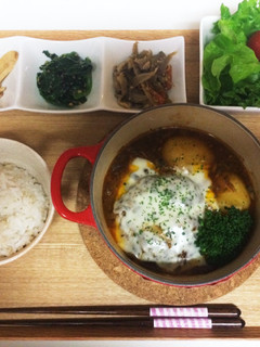 洋風煮込みチーズハンバーグ-レシピのメイン写真
