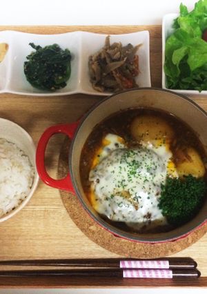 洋風煮込みチーズハンバーグ-レシピのメイン写真