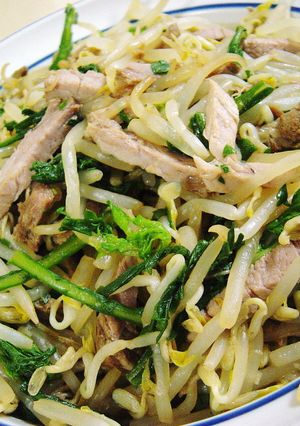 もやしとチャーシューの酢醤油-レシピのメイン写真