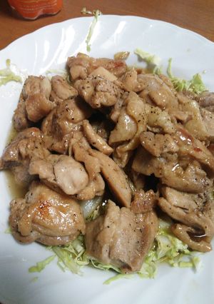 鶏肉の酒蒸し風照り焼き-レシピのメイン写真