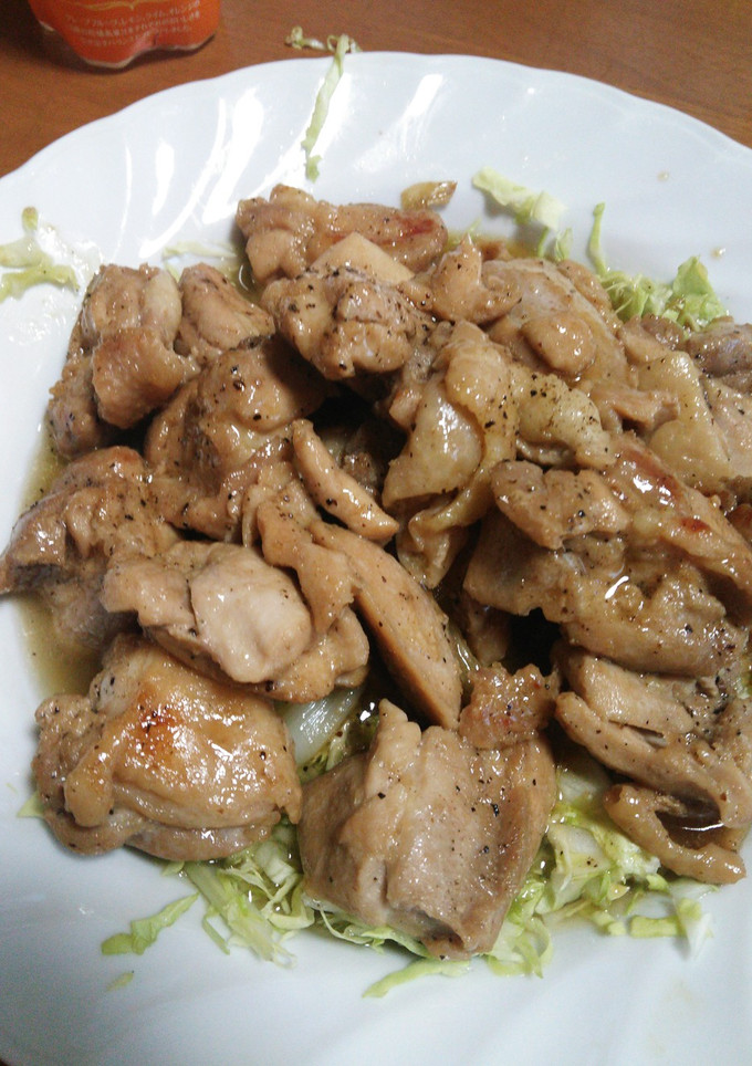 鶏肉の酒蒸し風照り焼き-レシピのメイン写真