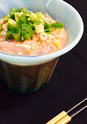 塩辛とネギのごま油風味-レシピのメイン写真