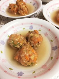 超美味しい★鶏肉団子のあんかけスープ★-レシピのメイン写真