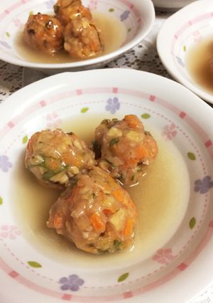 超美味しい★鶏肉団子のあんかけスープ★-レシピのメイン写真