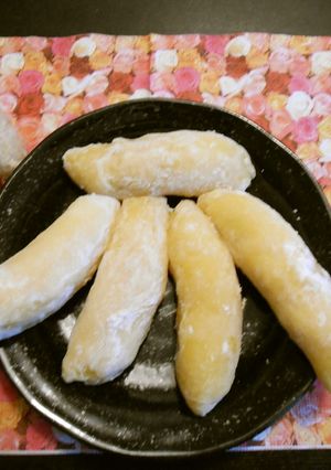 バナナに見える？バナナ大福-レシピのメイン写真