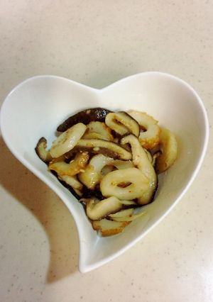 ちくわとしいたけのピリ辛炒め-レシピのメイン写真