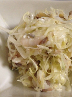 鯵の干物の和風コールスローサラダ-レシピのメイン写真