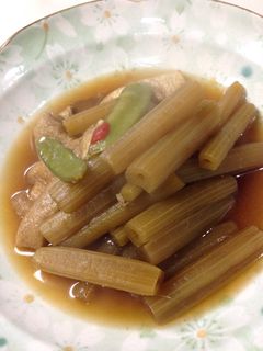 ふきの煮物 濃いめ味付け-レシピのメイン写真