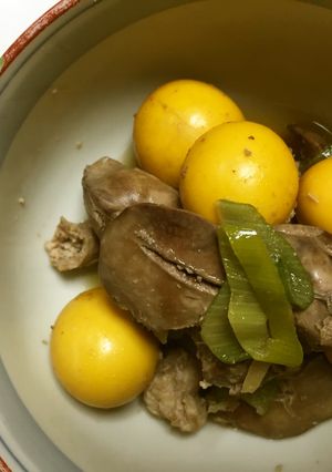 鳥レバーと玉ひもの甘辛煮-レシピのメイン写真